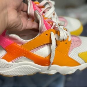 Pink, orange Nike Hurraches